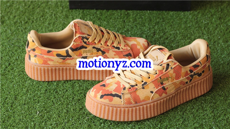 Puma Fenty Rihanna Creeper Low Camo Brown